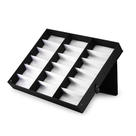 Porta Lentes Para 18 Unidades / Caja Con Tapa