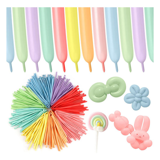 Globos Largos Colores Surtidos X40 Und