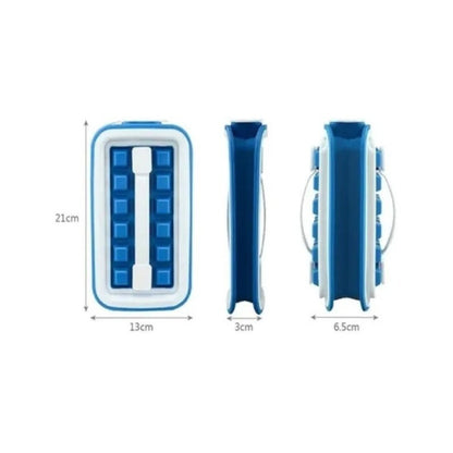 Molde Cubetera Para Hielo Botella Portatil Plegable